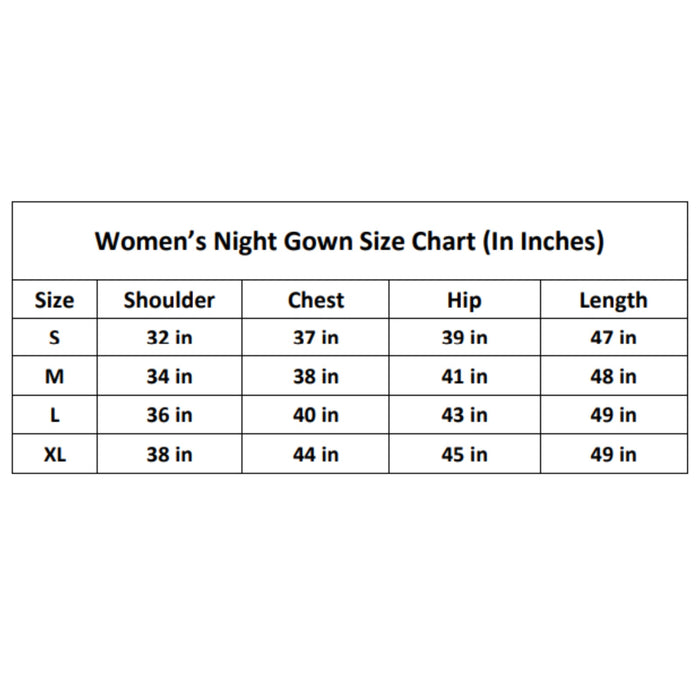 Soft Comfort Womens Night Gown | Modal Cotton | Calf Length Nighty | Soft and Breathable Sleepwear